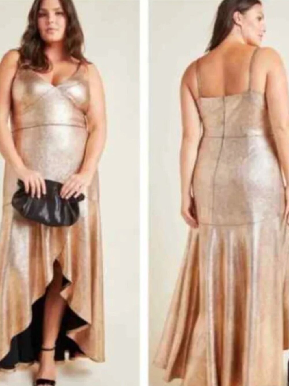 Hutch Gold and Black Vicky Maxi Dress 18W - Picture 2 of 10